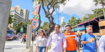 Carnaval: Prefeitura vistoria montagem de estruturas