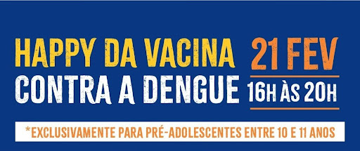 Hoje a vacinação contra dengue tem horário estendido em Salvador